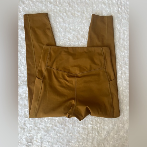 Girlfriend Collective chartreuse yoga leggings size medium - Picture 8 of 13